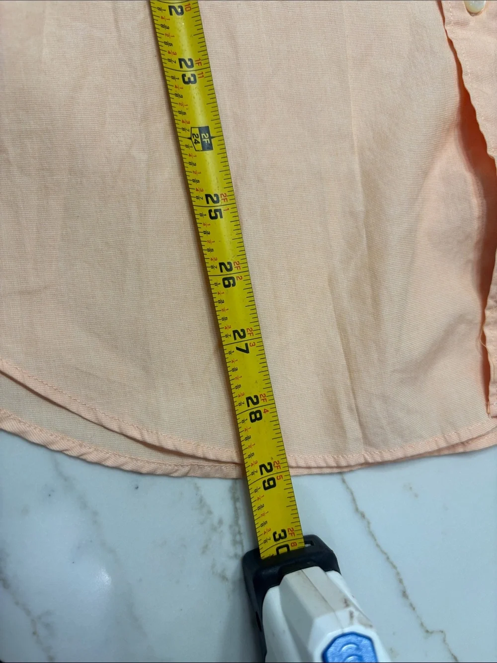 Classic  Peach Button-Down Shirt